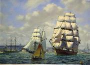 unknow artist Seascape, boats, ships and warships. 54 USA oil painting artist
